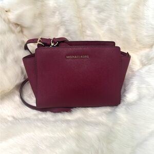 Michael Kors Saffiano Leather Crossbody Bag